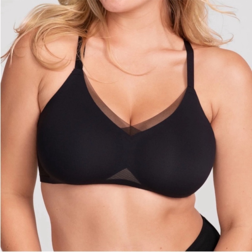 Honeylove | Women’s Black Crossover Bra Size 3X